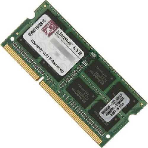 MEMORIA RAM SODIMM KINGSTON KVR 8GB DDR3 1600MHZ CL11 KVR16S11 8WP