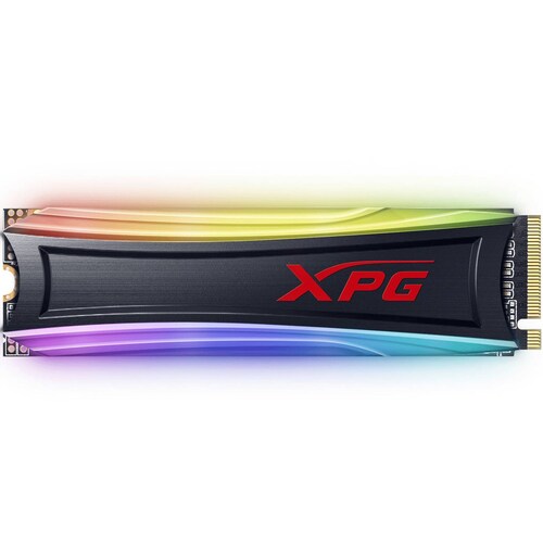 SSD INTERNO ADATA XPG S40G 1TB RGB PCLE GEN3X4 M.2 2280 DISIPADOR NEGRO AS40G 1TT C