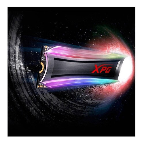 SSD INTERNO ADATA XPG S40G 1TB RGB PCLE GEN3X4 M.2 2280 DISIPADOR NEGRO AS40G 1TT C