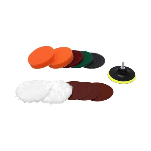 Accesorios para pulir/lijar taladro de 4-1/2" 12 pzs 290198 OBI