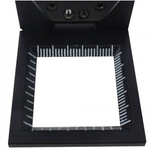 Lupa cuenta hilo con led 30mm 8X metal cristal 260622 Obi