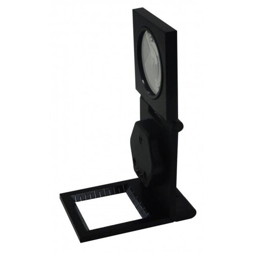 Lupa cuenta hilo con led 30mm 8X metal cristal 260622 Obi