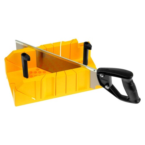 Caja de inglete con serrucho 20-600 Stanley.