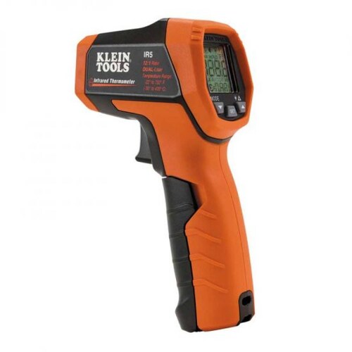 Termómetro infrarrojo de doble láser IR5 Klein tools.