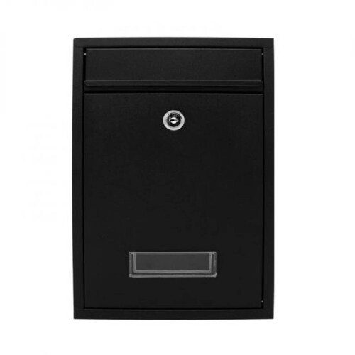 Buzón para cartas acero galvanizado negro 1037 Dexter.