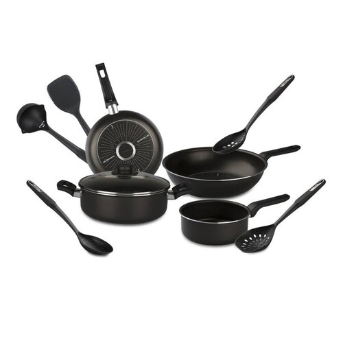 Batería de Cocina Vasconia Esencial 10 Pzas con Antiadherente 