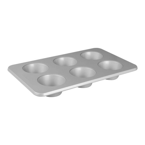 Molde Para Muffins KitchenAid 6 Piezas Con Antiadherente Hechos de Acero 