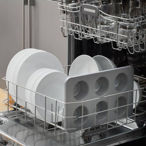 Molde Para Muffins KitchenAid 6 Piezas Con Antiadherente Hechos de Acero 