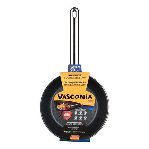 Sartén para Estufa de Inducción Vasconia Elegance de 20 cm Con Antiadherente 