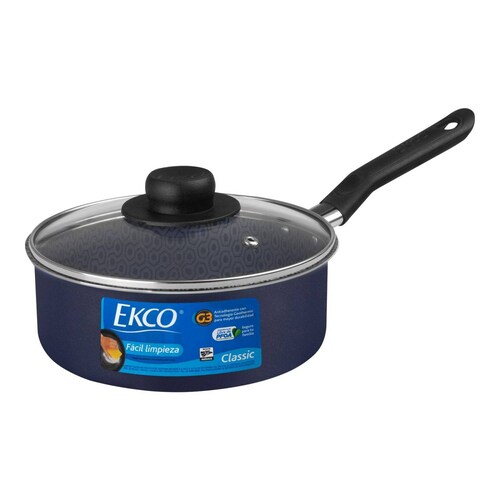 Cazo Antiadherente de Aluminio 18 cm Ekco Classic Azul 
