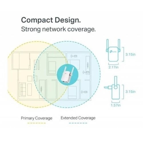 Repetidor Wifi Amplificador Señal 300mbps 2.4g 110/230v Wps .
