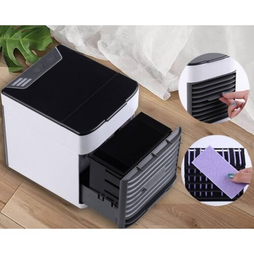 Ventilador Enfriador Purificador Humificador De Aireportatil 