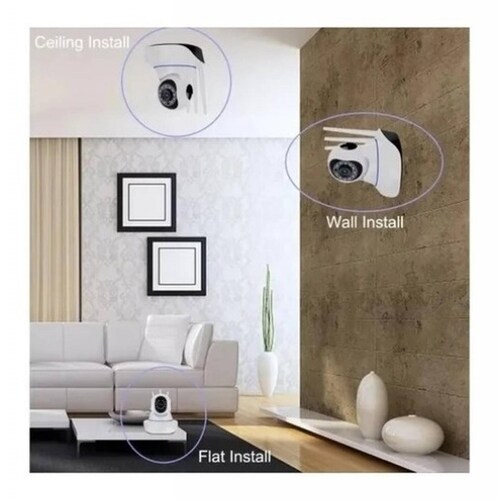 Cámara De Seguridad Inteligente Wifi Smart 