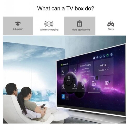 Omikai K1 Android 10.0 Smart Tv Box 6k + Mini Teclado .