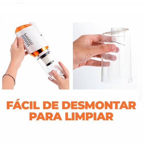 Aspiradora Inalámbrica para Casa o Auto con Filtro Lavable 