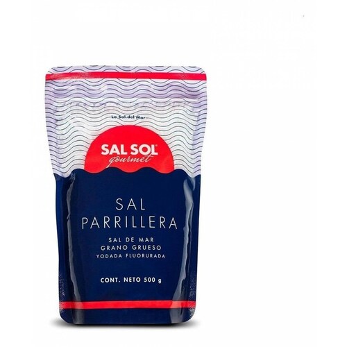 Gourmet Sal Parrillera De Mar Caja Con 10 Bolsas De 500gr