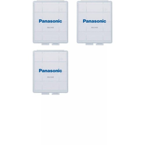 Paquete De 3 Cajitas Transparentes Para Guardar Pilas Accesorio