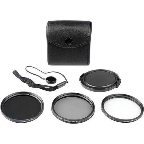 Kit 3 Filtros Fotograficos Uv Cpl Fld 58mm Fotografia