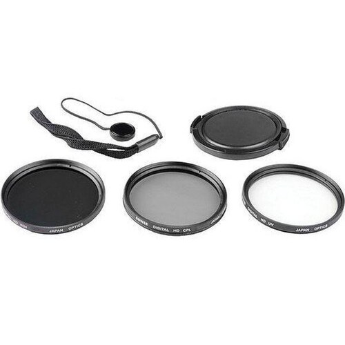 Kit 3 Filtros Fotograficos Uv Cpl Fld 58mm Fotografia