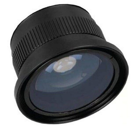 Lente Ojo De Pez 0.42x Rosca De 58mm Negro Fotografia