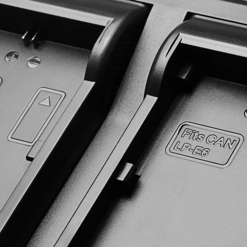 Cargador Doble Para Baterias Lp-e6 Lp E6n Fotografia