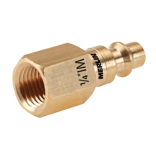 Coneccion neumatica Industrial Hembra De Latón acceso rápido, entrada de 1/4 Pulg.