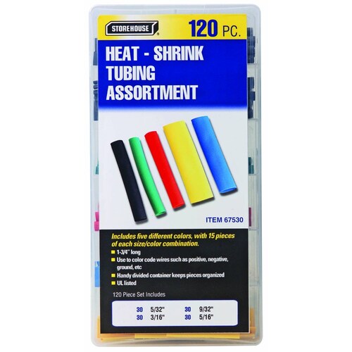 Fundas aislantes termocontraíbles para electricista / de colores c/15 pc de cada color.
