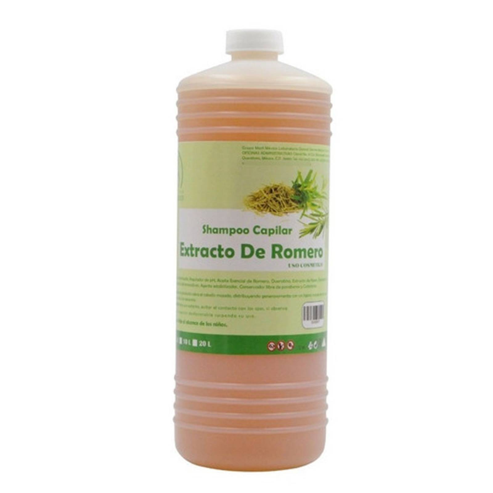 Shampoo extracto natural romero brillo y suavidad (1 litro) Sears