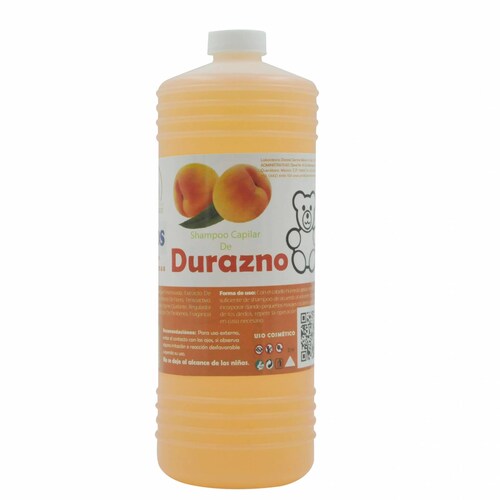 Shampoo Capilar De Durazno Libre De Lagrimas Kids (1 Litro)