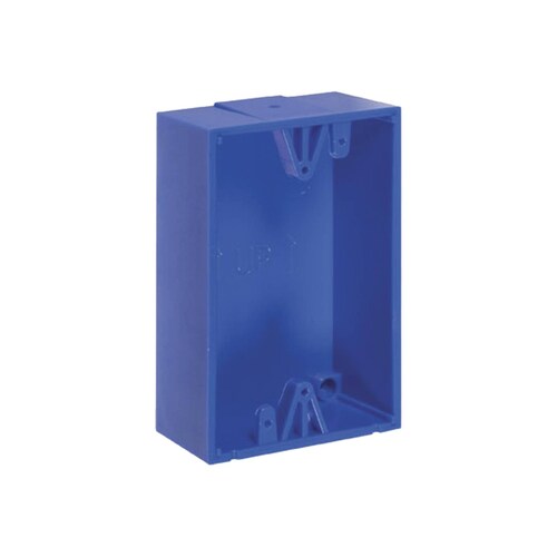 Caja De Montaje Color Azul Para Botones Kit-71100a-b