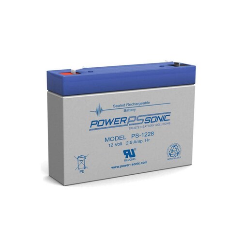 Batería De Respaldo Ul De 12 V, 2.8 Ah,