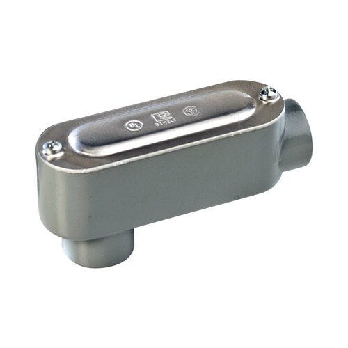 Caja Condulet tipo LB de 1 (25.4 mm) Incluye tapa y tornillos.