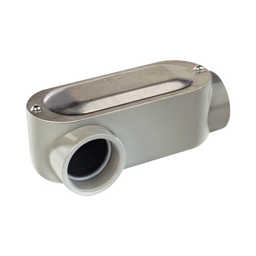 Caja Condulet tipo LR de 3/4 (19.05 mm) Incluye tapa y tornillos.