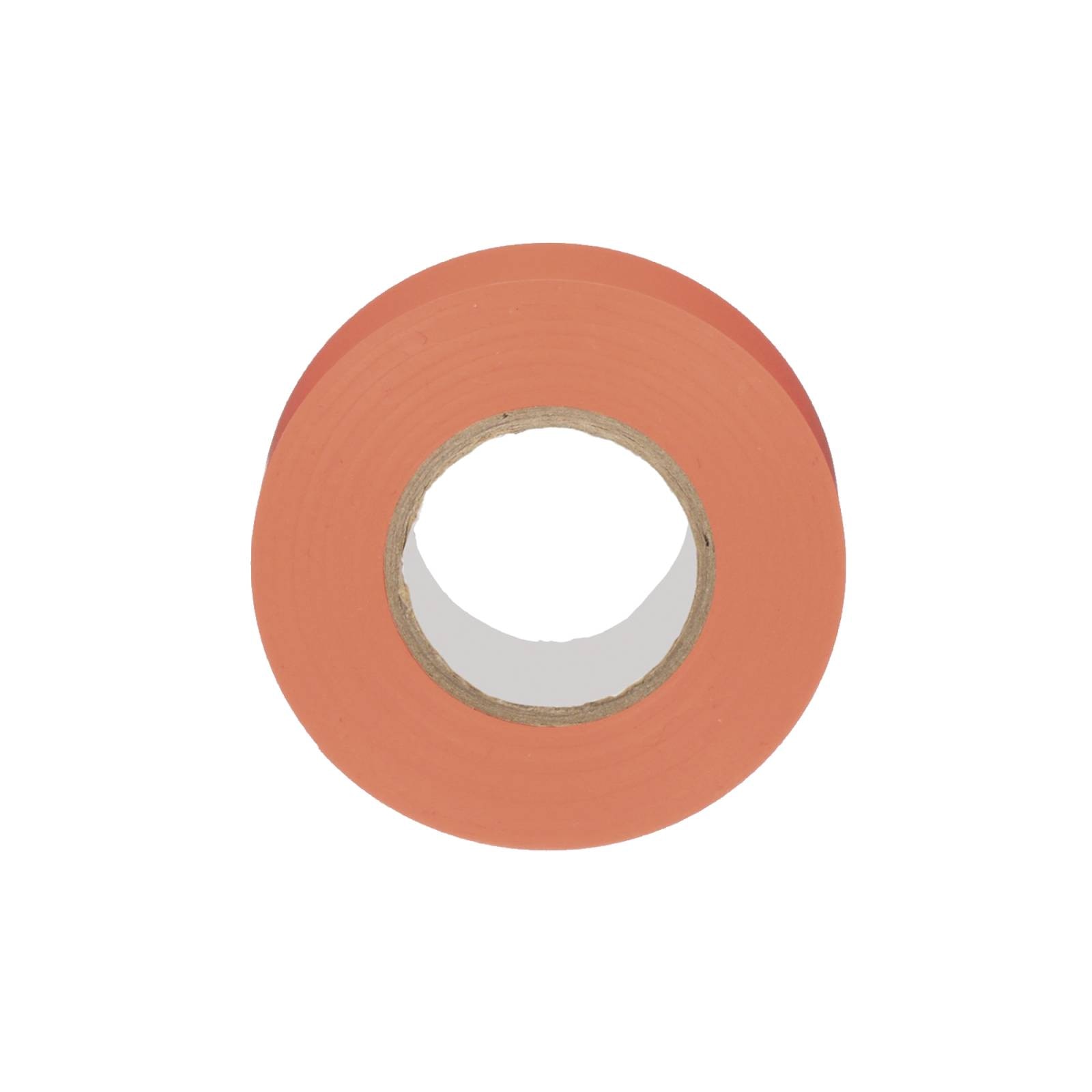 Cinta Eléctrica para Aislar, de PVC, Uso General, Grosor de 0.18mm (7 mil), Ancho de 19mm, y 20.12m de Largo, Color Naranja
