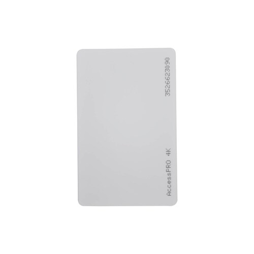 Tarjeta MIFARE Classic / Tipo ISO Card / Memoria 4Kb / Imprimible / Frecuencia 13.56 Mhz/ formato CR80