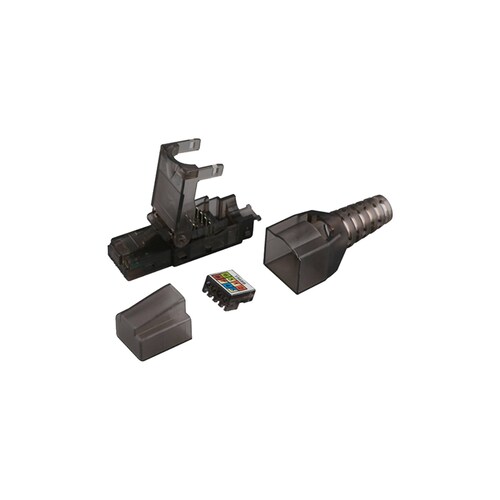 Plug modular RJ45 para Cable UTP Categoría 6A -Sin herramienta, para terminación en campo