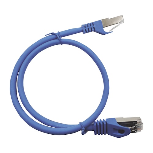 Patch Cord Cat6A 10G blindado 3.0M ( 9.84 ft ) AZUL