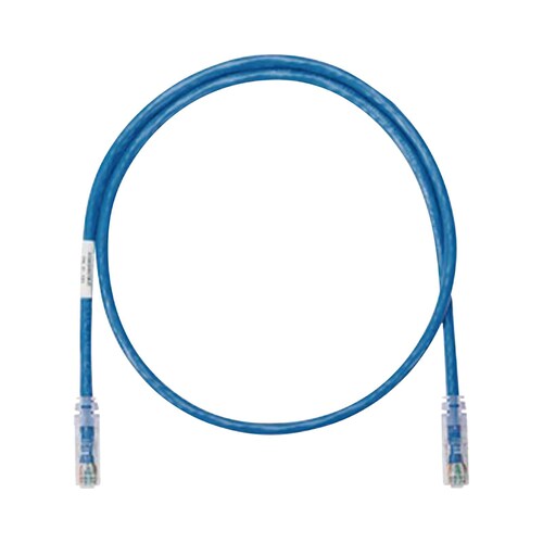 Cable de parcheo UTP Categoría 5e, con plug modular en cada extremo - 1 ft. - Azul