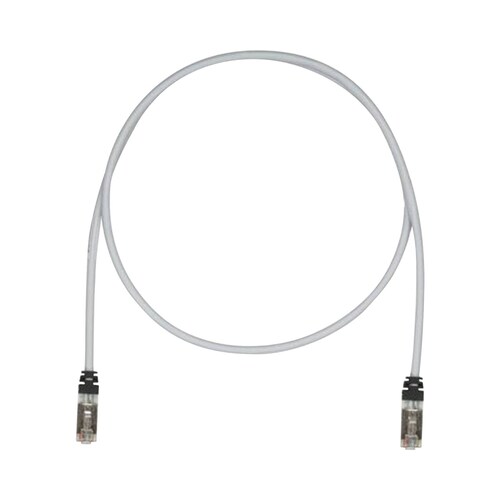 Patch Cord Cat6A, Blindado S/FTP, CM/LS0H, 3ft, Color Gris