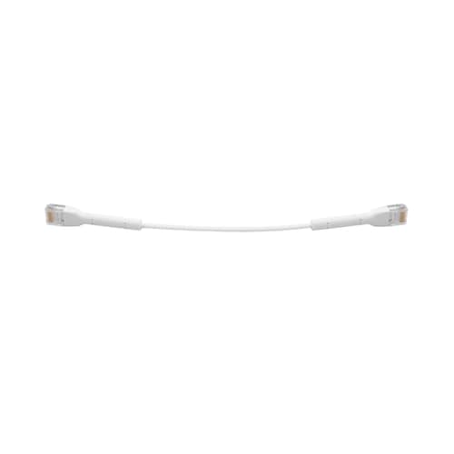 UniFi Ethernet Patch Cable Cat6 de 22 cm, color blanco