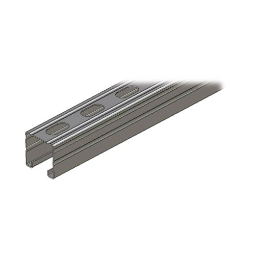 Unicanal Perforado 4 x 4 Calibre 16 de 3 metros.