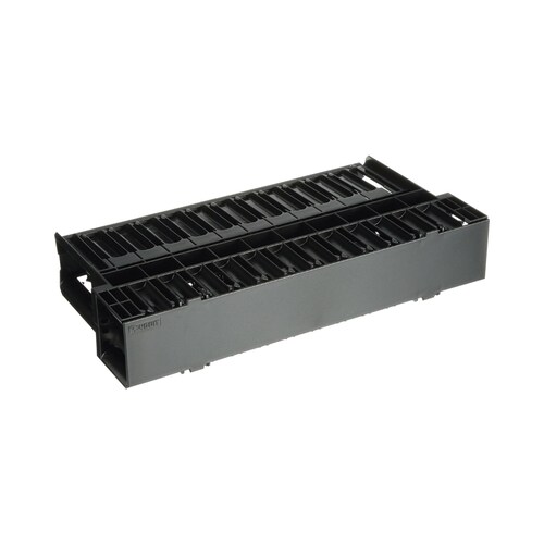 Organizador de Cables Horizontal NetManager, Doble (Frontal y Posterior), Para Rack de 19in, 2UR