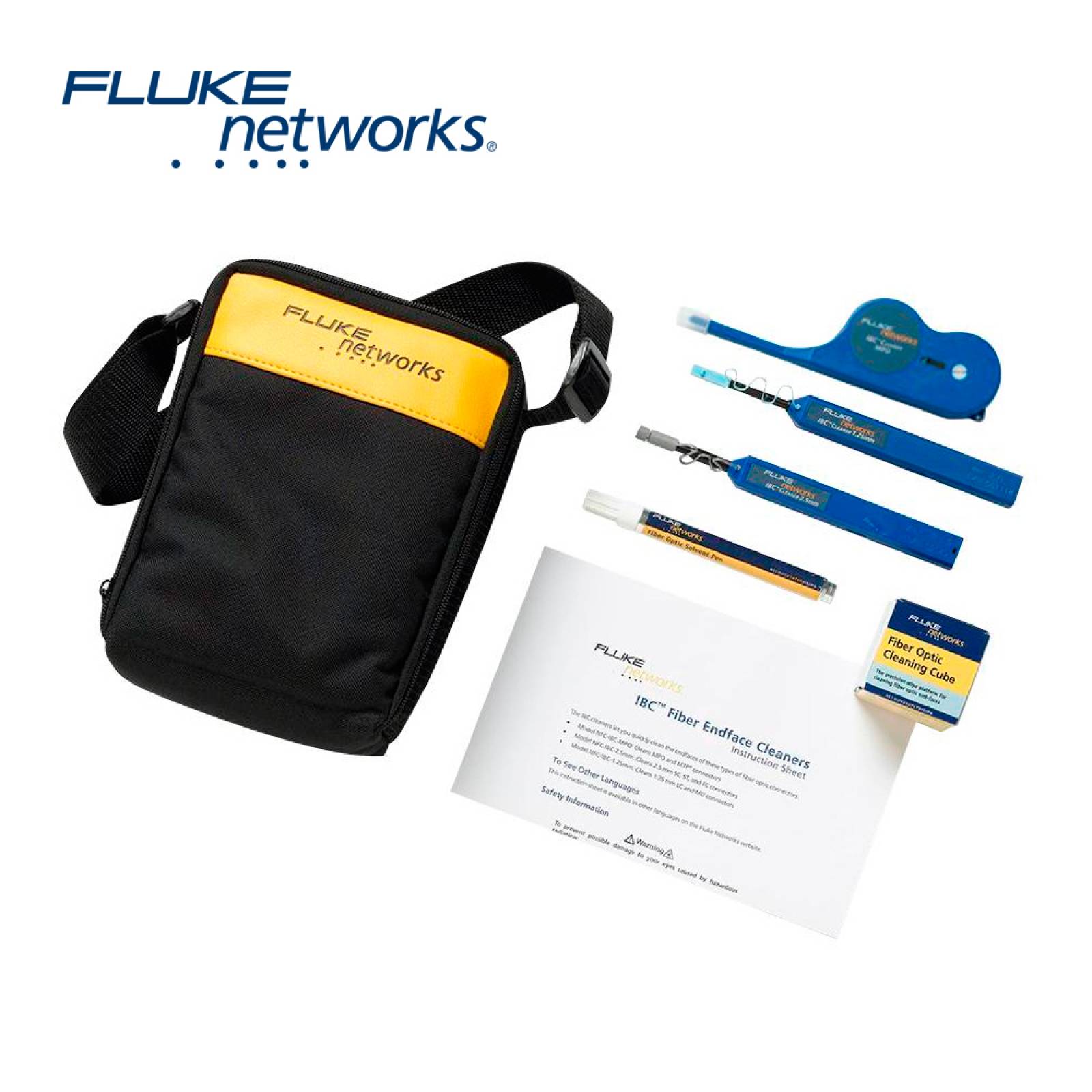 Kit Avanzado De Limpieza Para Fibra Optica Fluke Networks Nf