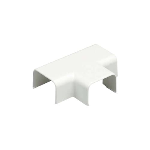 Conexión en T, para uso con canaleta LD5, material ABS, Color Blanco Mate