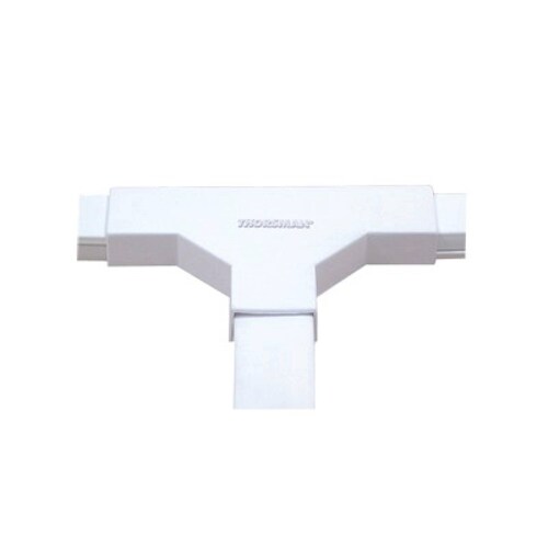 Sección en T color blanco de PVC auto extinguible, para canaletas TMK1735, TMK1735SD (5340-02001)