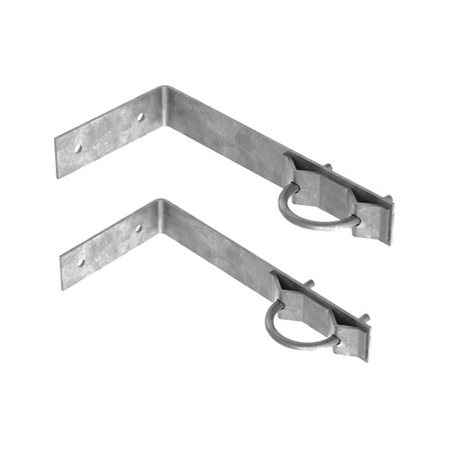 Juego de Herrajes de Pared para Sujeción de Mástil (2 piezas).