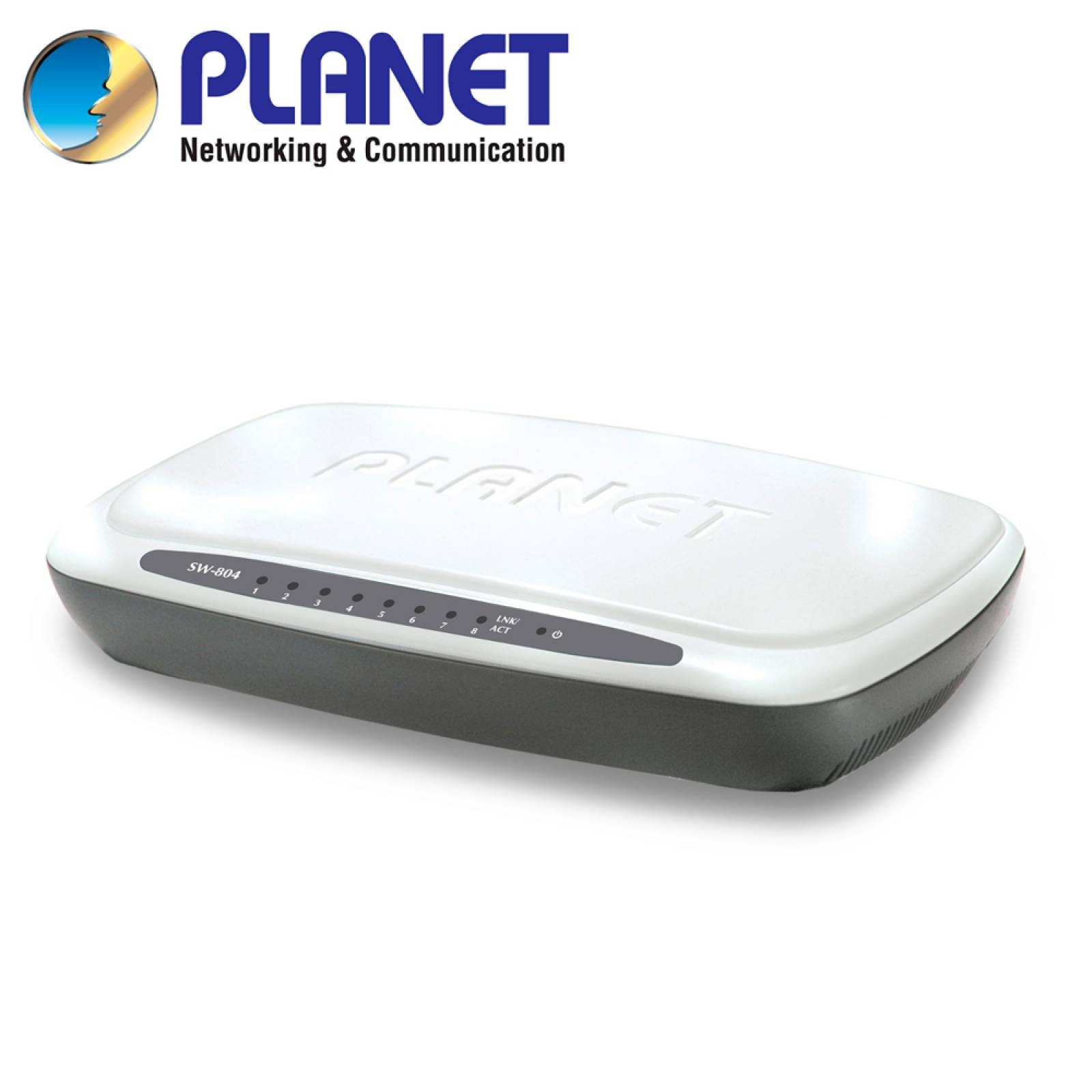 Switch No Administrable De 8 Puertos / Planet Sw-804