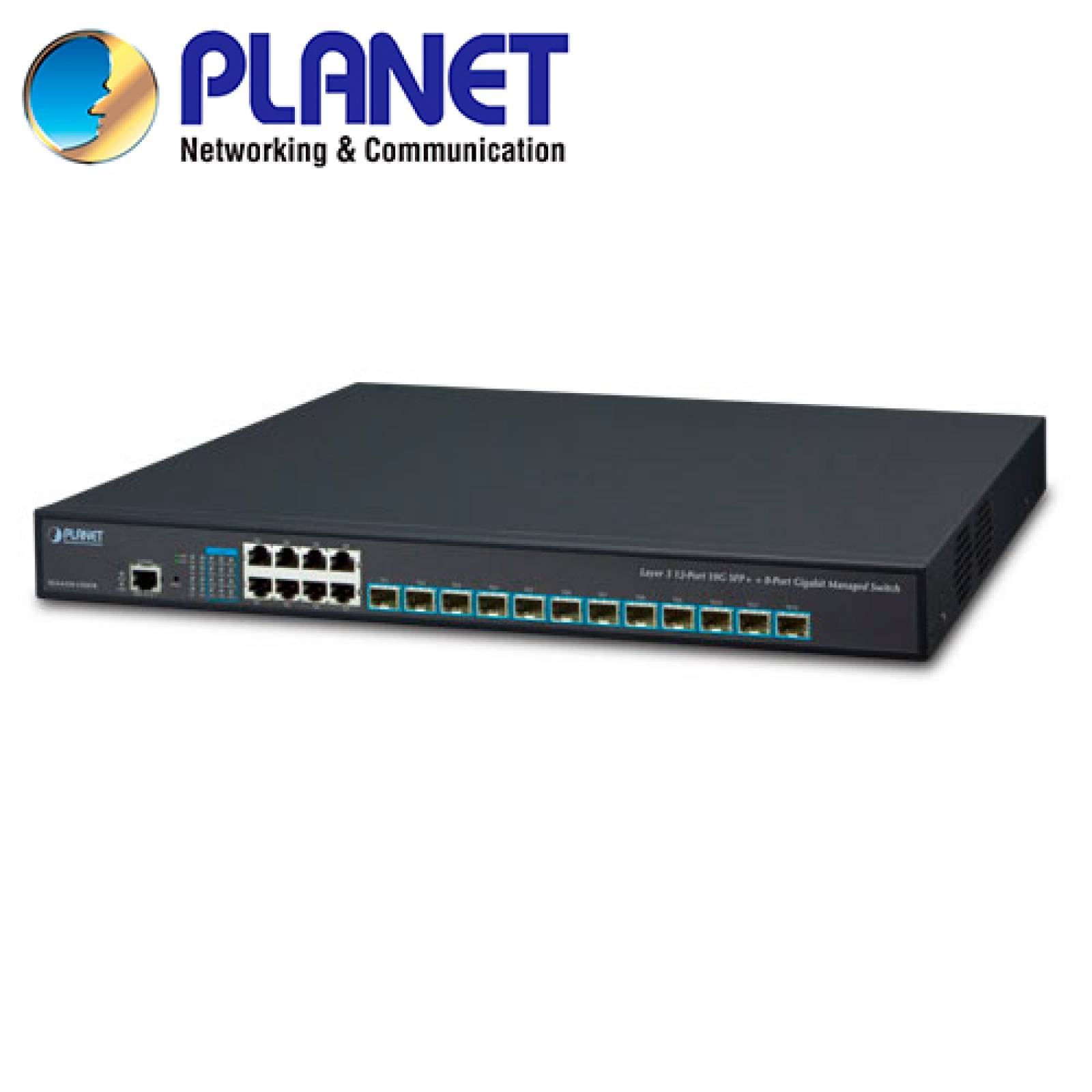 Switch Administrable Capa 3 / Planet Xgs-6350-12x8tr / 8 Pue