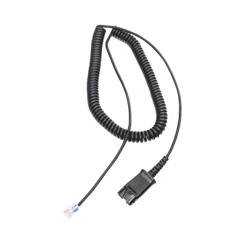 Cable adaptador para diademas modelo HT101, HT201 y HT202 para compatibilidad con teléfonos Grandstream, análogos, digitales, etc.
