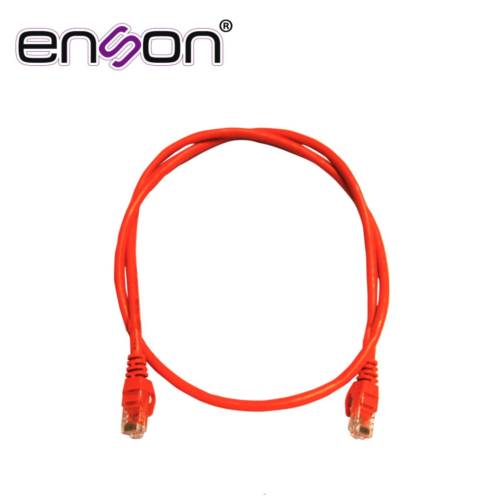 Patchcord Utp Enson P6009o Serie Pro 100-ii 100% Cobre Rojo